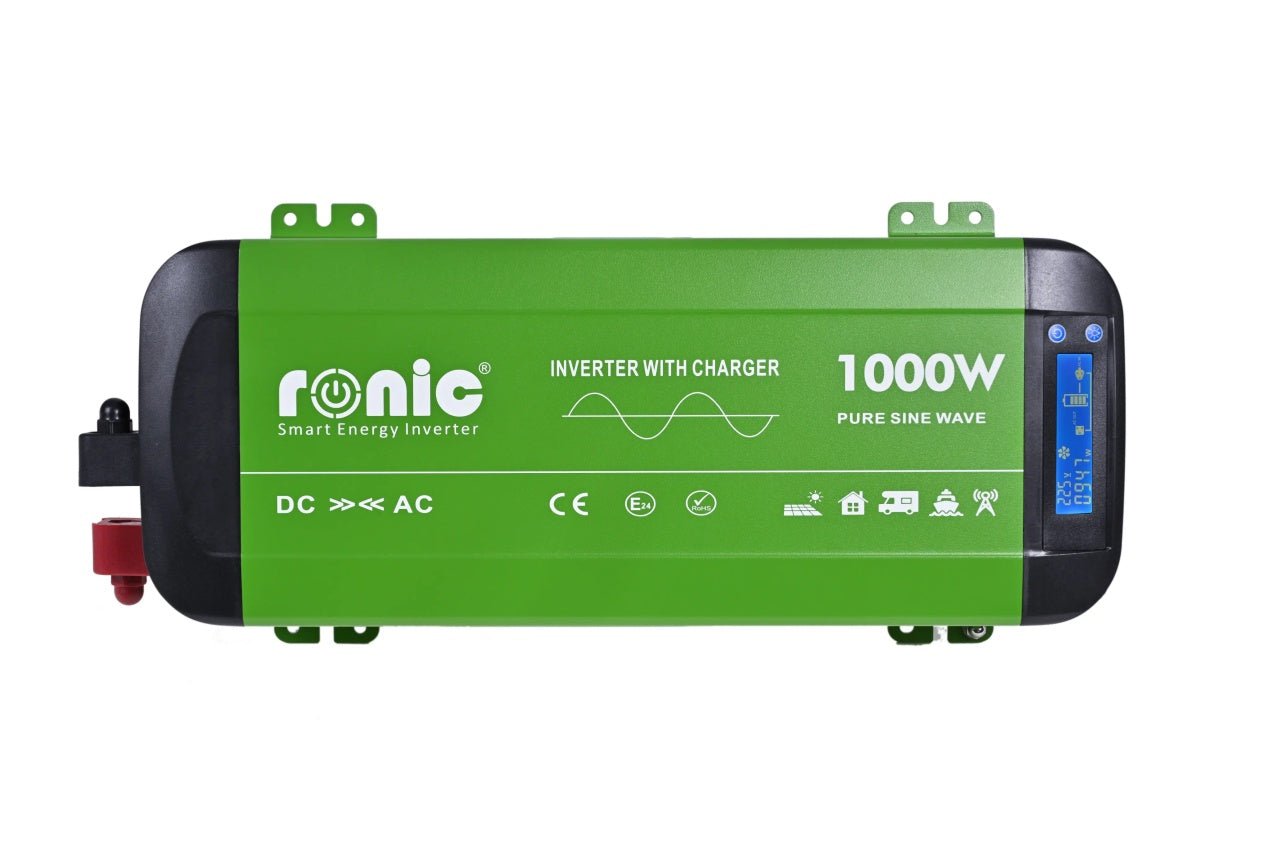 Invertor DC - AC cu Sinus PUR + Incarcator AC + Transfer Prioritate Automat, 12V - 230V, model RONIC HKC1000P, 1000W/2000W - CampShop.ro
