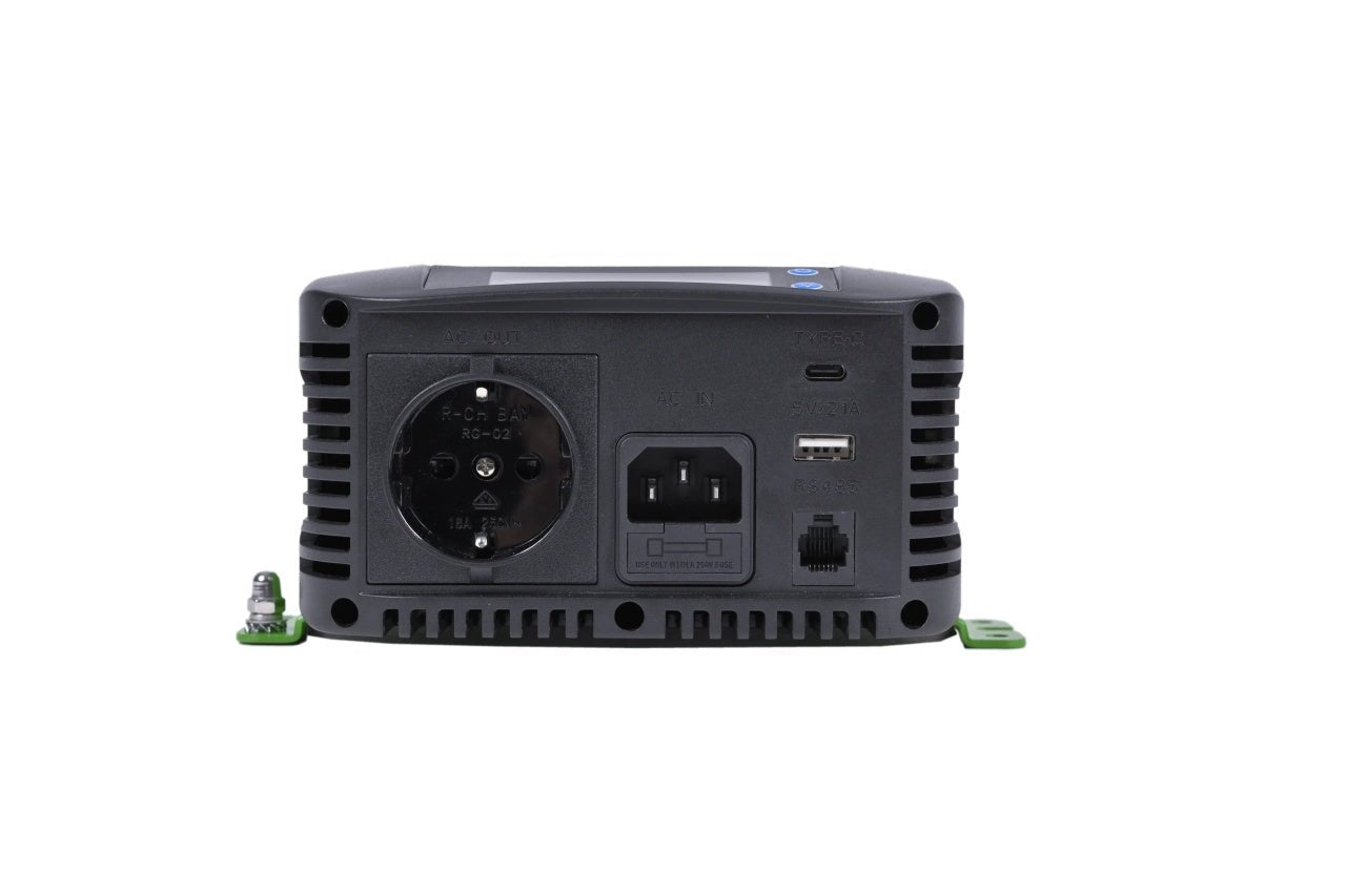 Invertor DC - AC cu Sinus PUR + Incarcator AC + Transfer Prioritate Automat, 12V - 230V, model RONIC HKC1000P, 1000W/2000W - CampShop.ro