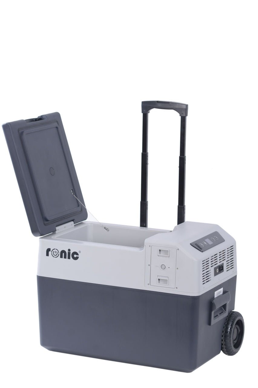 Lada Frigorifica Portabila cu Compresor, RONIC FCR - 40A, 40 litri, functie Bluetooth + Baterie - CampShop.ro