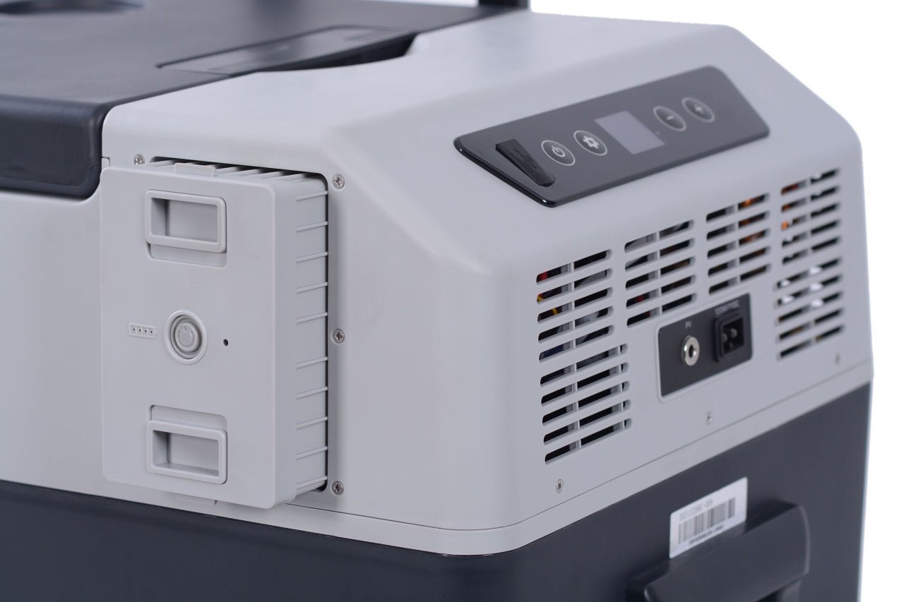 Lada Frigorifica Portabila cu Compresor, RONIC FCR - 40A, 40 litri, functie Bluetooth + Baterie - CampShop.ro