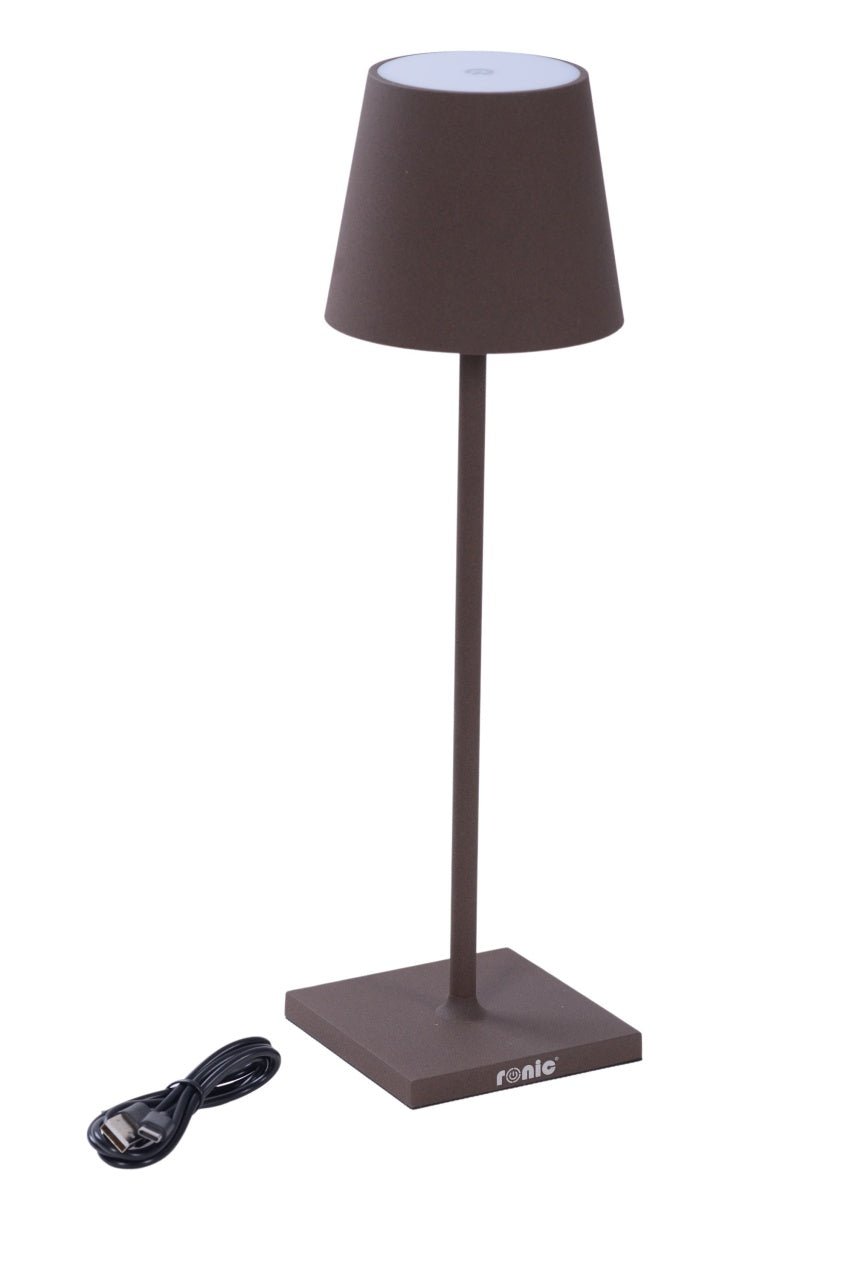 Lampa de masa RONIC, cu Touch si Baterie Reincarcabila - CampShop.ro