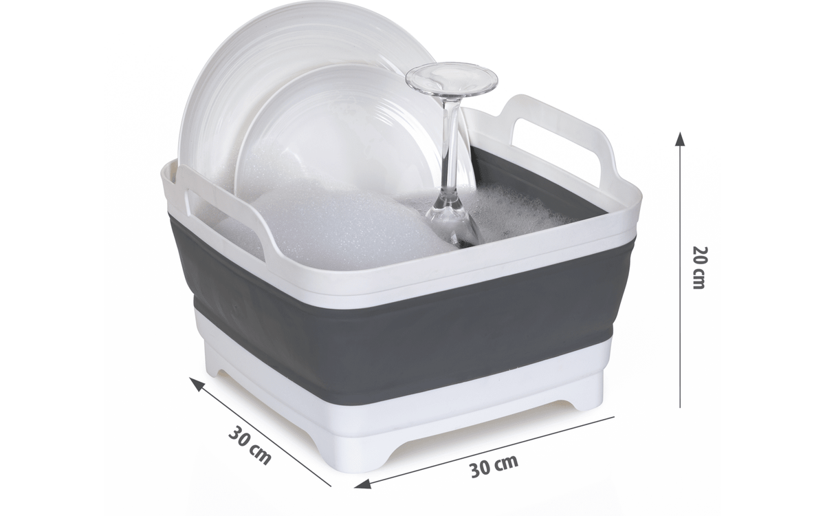 Lavoar pliabil Berger cu orificiu de evacuare a apei 30 x 30 x 20 cm - CampShop.ro
