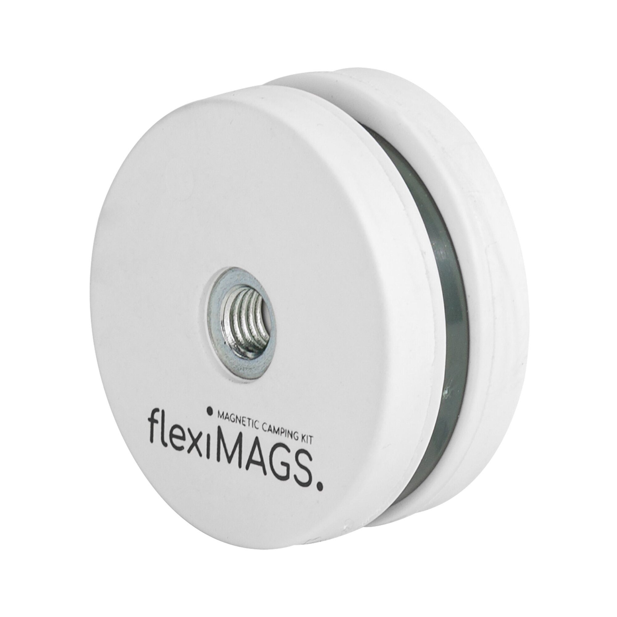 Magnet rotund flexiMAGS flexiMAG - 31, set de 4 alb - CampShop.ro