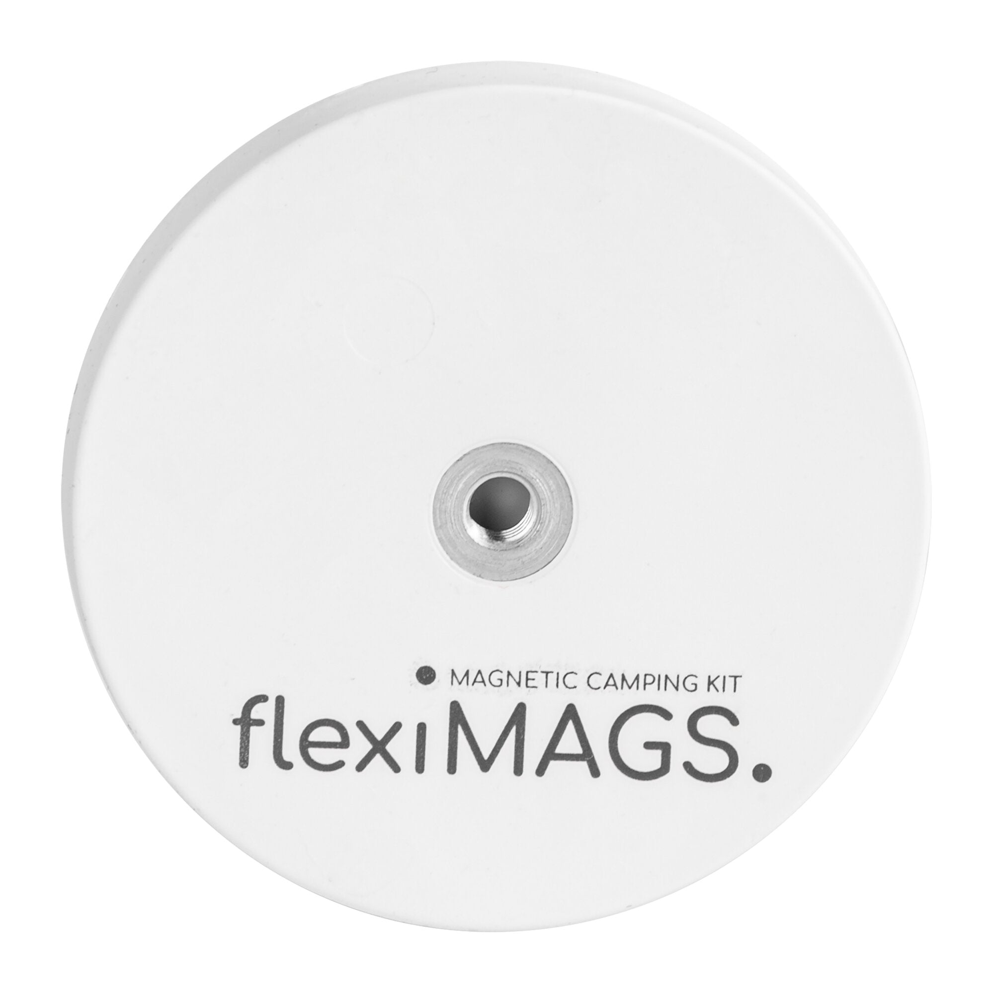 Magnet rotund flexiMAGS flexiMAG - 57, set de 2 alb - CampShop.ro