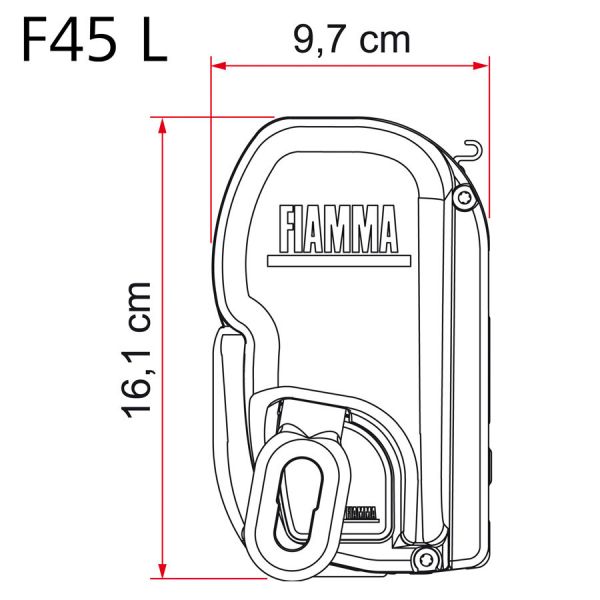 Marchiza Fiammastore F45L, carcasa alba, prelata gri sau albastra, FIAMMA - CampShop.ro