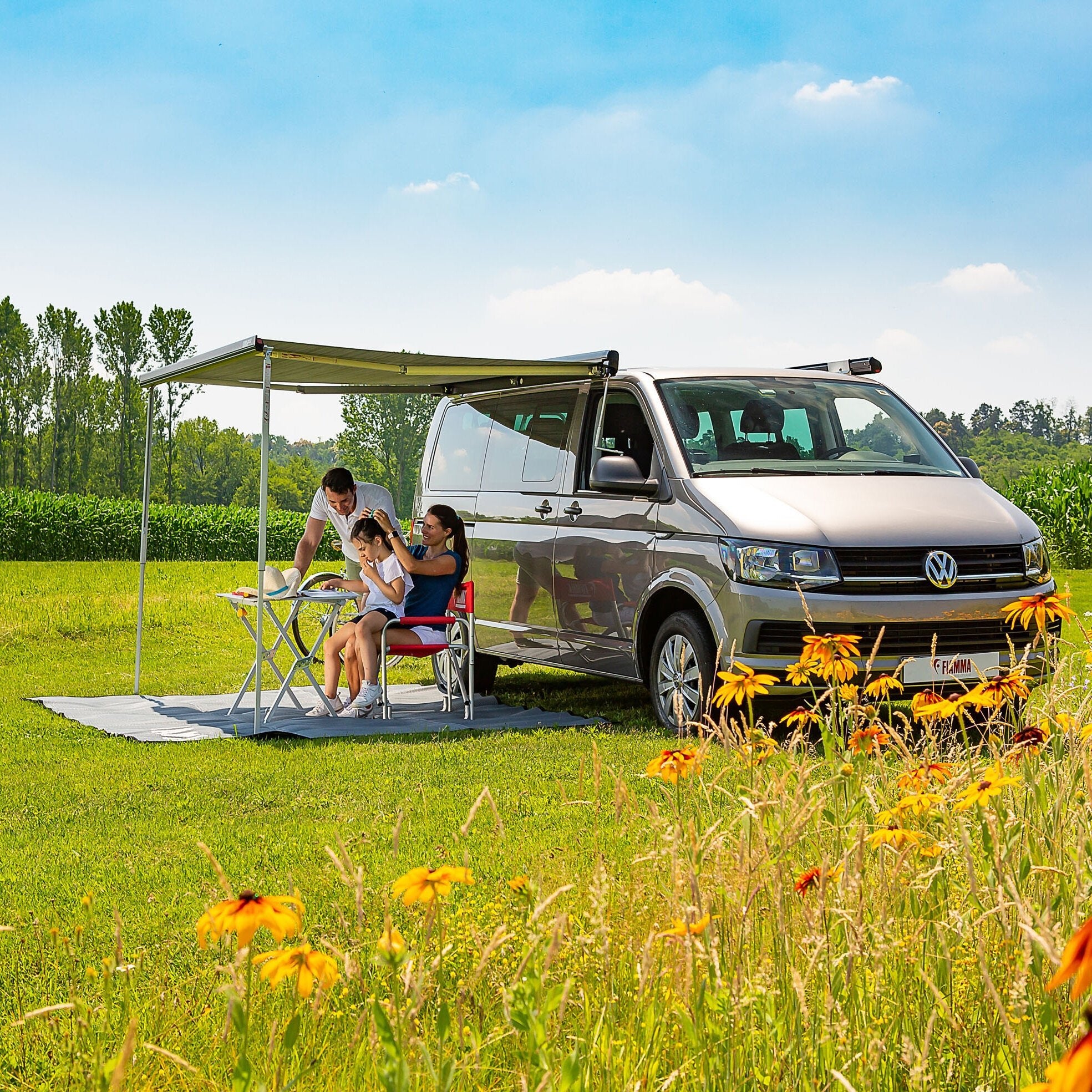 Marchiza Fiammastore F45s pentru VW T5/T6 Multivan 300, negru - CampShop.ro