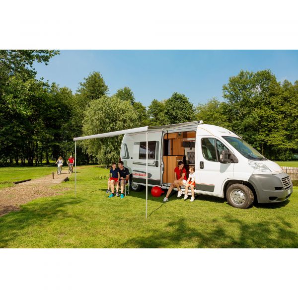 Marchiza Fiammastore F80 S, carcasa gri, titan, prelata gri, FIAMMA - CampShop.ro