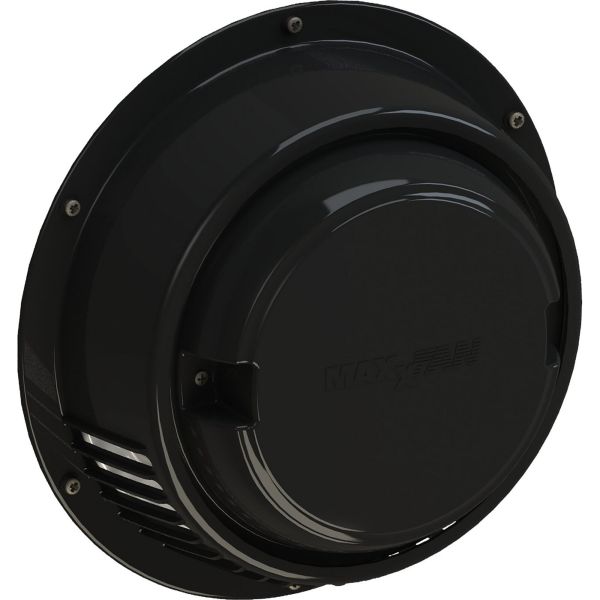 MaxxFan Dome cu iluminare LED - negru - ventilator pentru rulote si autorulote - CampShop.ro