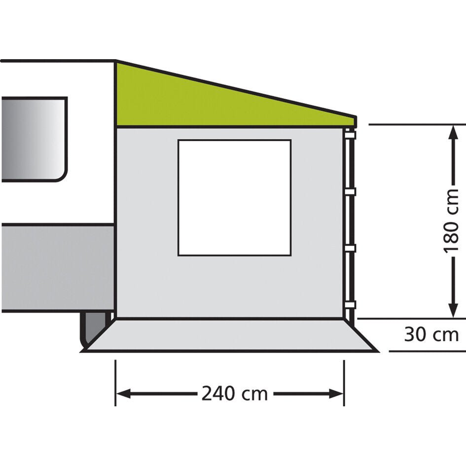 Panou lateral cu fereastră EUROTRAIL Kombi - CampShop.ro