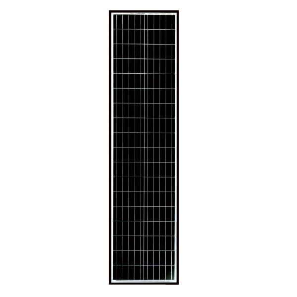 Panou solar monocristalin, ingust, 100W, 400 x 1410 mm, seria Ecolux HV, SOLARA - CampShop.ro
