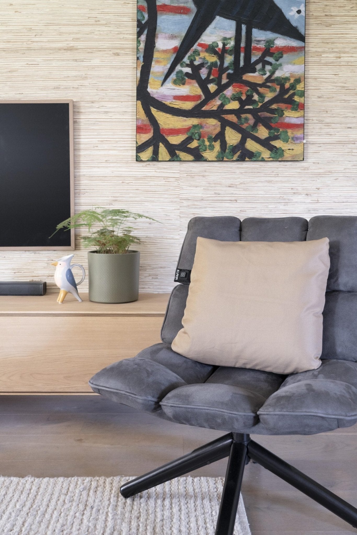 Perna incalzita electric EUROM WarmiGo, maro (Powerbank/baterie externa Varta inclusa - 20.000 mAh) - CampShop.ro