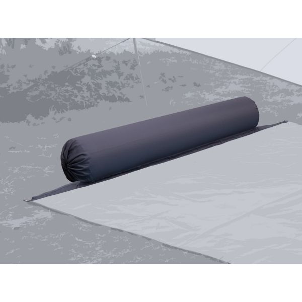 Perna tip rola, gonflabila BENT Zip XL Lounger gri închis - CampShop.ro