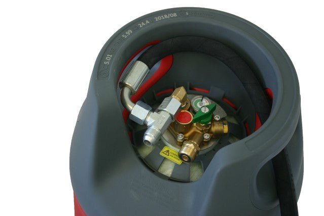 Piesă în T DREHMEISTER – filet 3/4" - 16 UNF pentru furtunuri de umplere GPL - CampShop.ro