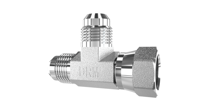 Piesă în T DREHMEISTER – filet 3/4" - 16 UNF pentru furtunuri de umplere GPL - CampShop.ro