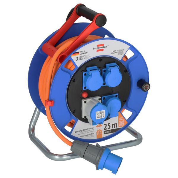 Rolă de cablu CEE pentru rulota/autorulota/Camping/Barcă BRENNENSTUHL - CampShop.ro