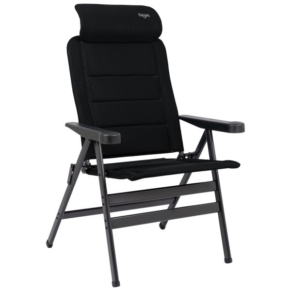Scaun de camping AP/238 Air - Deluxe Compact XL negru CRESPO - CampShop.ro