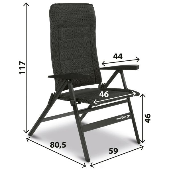 Scaun de camping Travelounger M BRUNNER - CampShop.ro