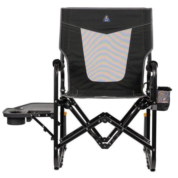 Scaun tip balansoar cu masa Stowaway Rocker™ , antracit, GCIOUTDOOR - CampShop.ro