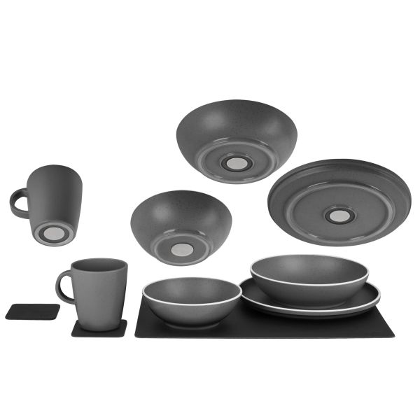Set de veselă magnetică BRUNNER & SILWY - DOLOMIT, 11 piese - CampShop.ro