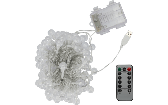 Set lumini de camping BERGER LED - 100 LED (baterie sau USB) - CampShop.ro