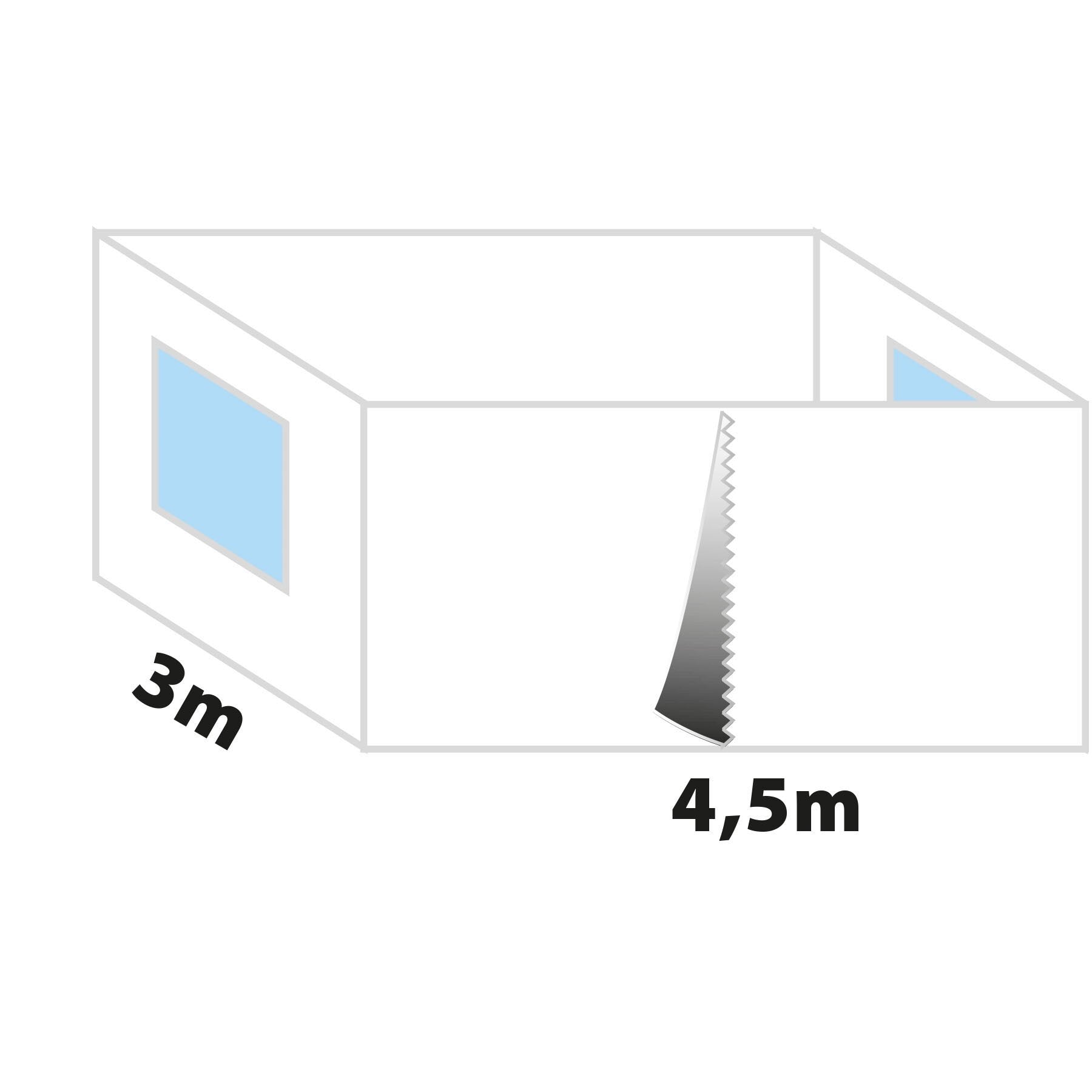 Set pereti laterali pentru foisorul Zebò Enjoy 2.0, 450 x 300 cm - CampShop.ro