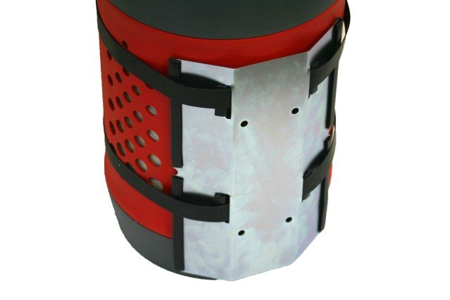 Set suport pentru butelie de gaz CAMPKO pentru Ø 300 mm, inclusiv 2x benzi de fixare + 2x întinzătoare (din oțel inoxidabil) - CampShop.ro