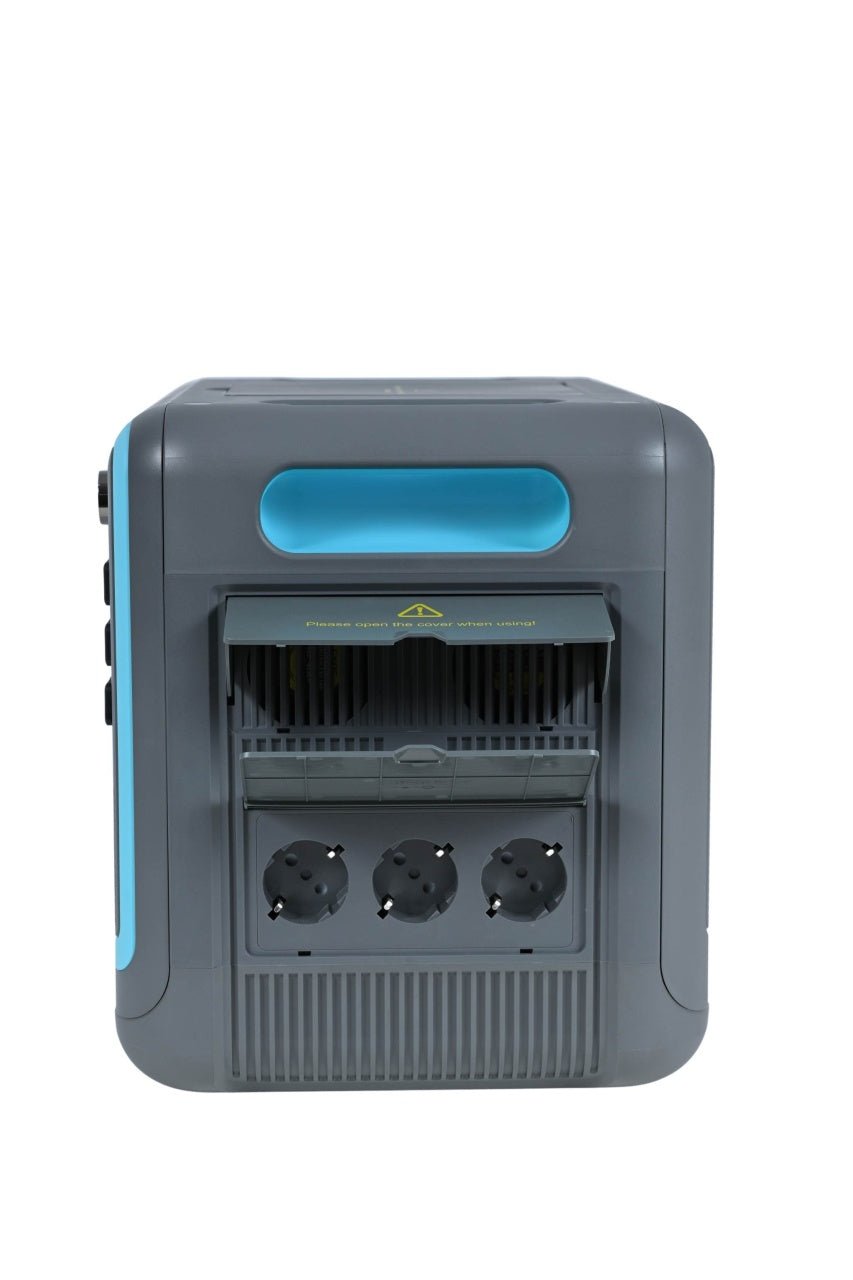 Statie curent portabila ECO PLAY, 2400W (2048 Wh), LiFePO4, model SYD2400 - CampShop.ro