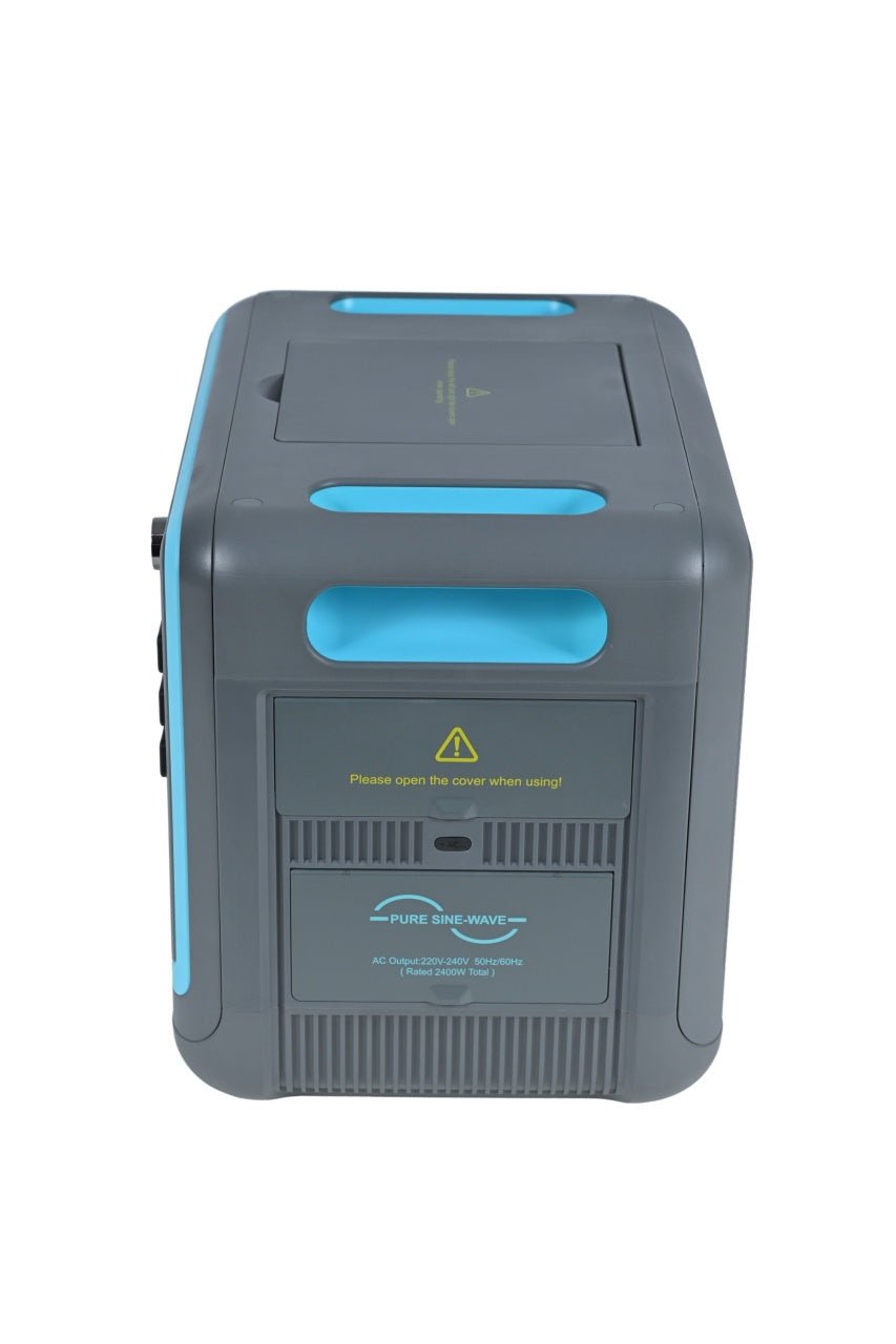 Statie curent portabila ECO PLAY, 2400W (2048 Wh), LiFePO4, model SYD2400 - CampShop.ro