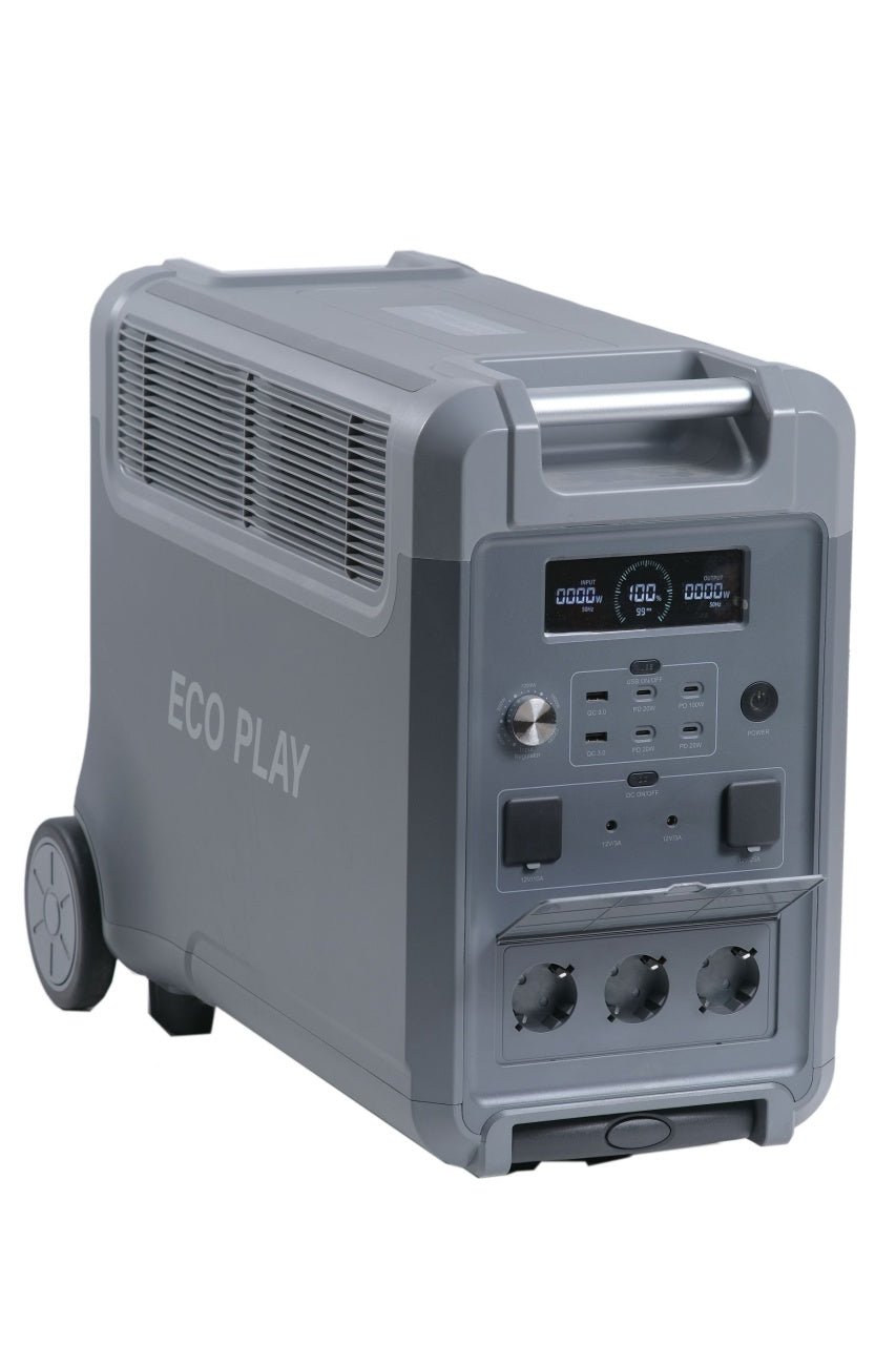 Statie curent portabila ECO PLAY, 3600W (3840 Wh), LiFePO4, model SYD3600 - CampShop.ro