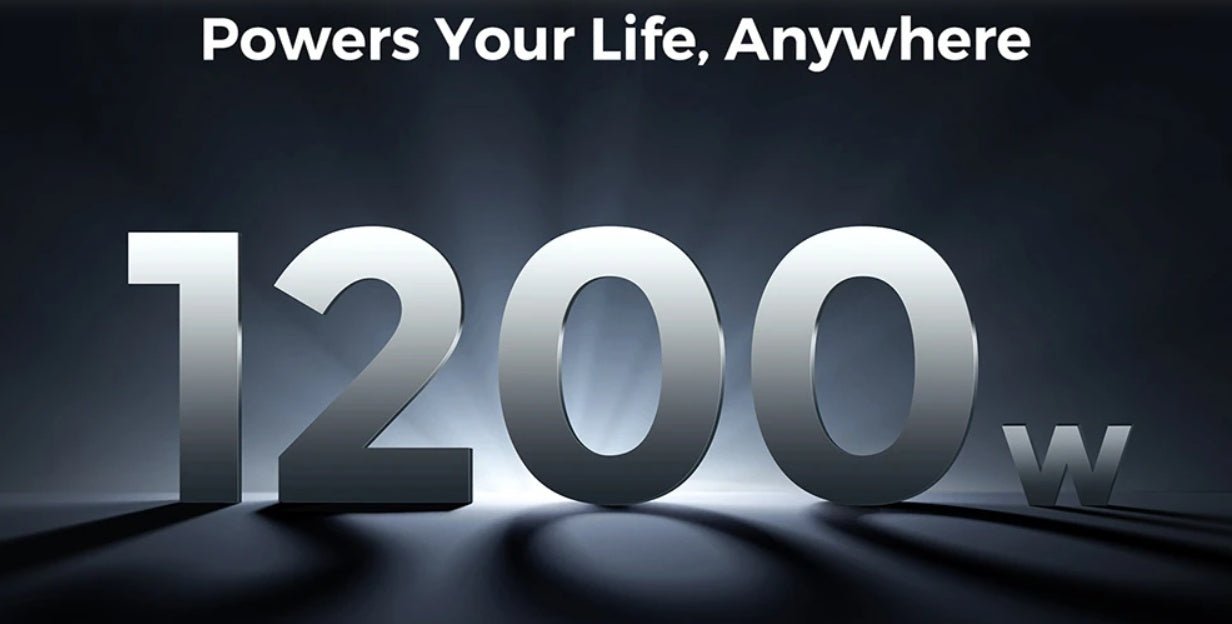 Statie curent portabila RONIC, 1200W (1024 Wh), LiFePO4, model EP1200 - CampShop.ro