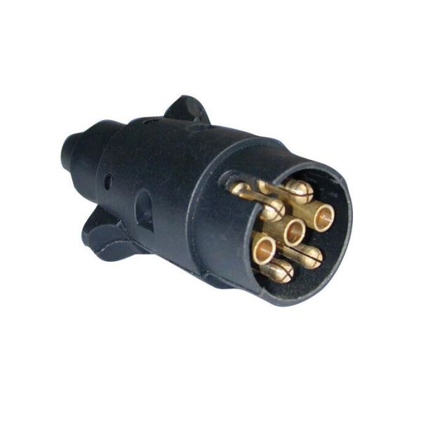 Stecher JOKON alimentare rulota / remorca ISO 1724 PVC, 7 pini - CampShop.ro