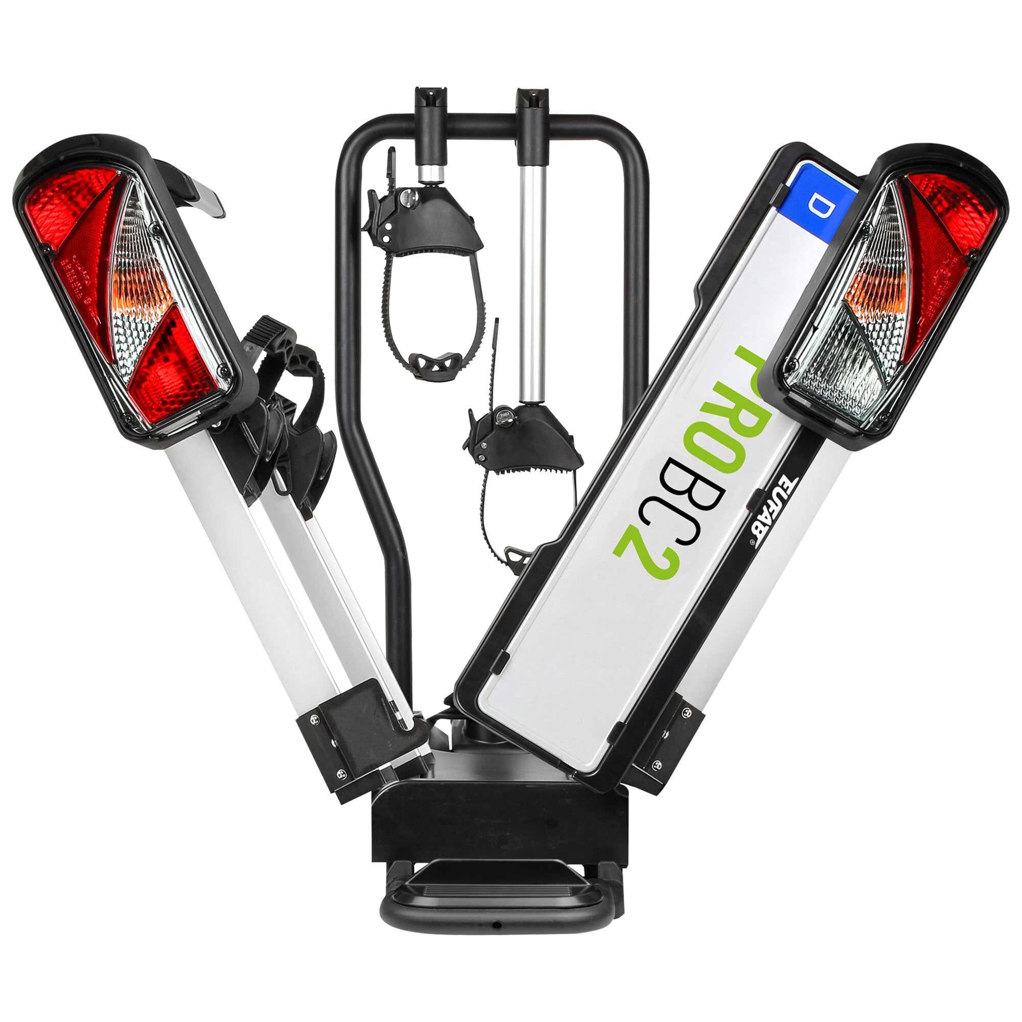 Suport pentru biciclete cu montaj pe cârlig de remorcare EUFAB Pro BC2 - CampShop.ro