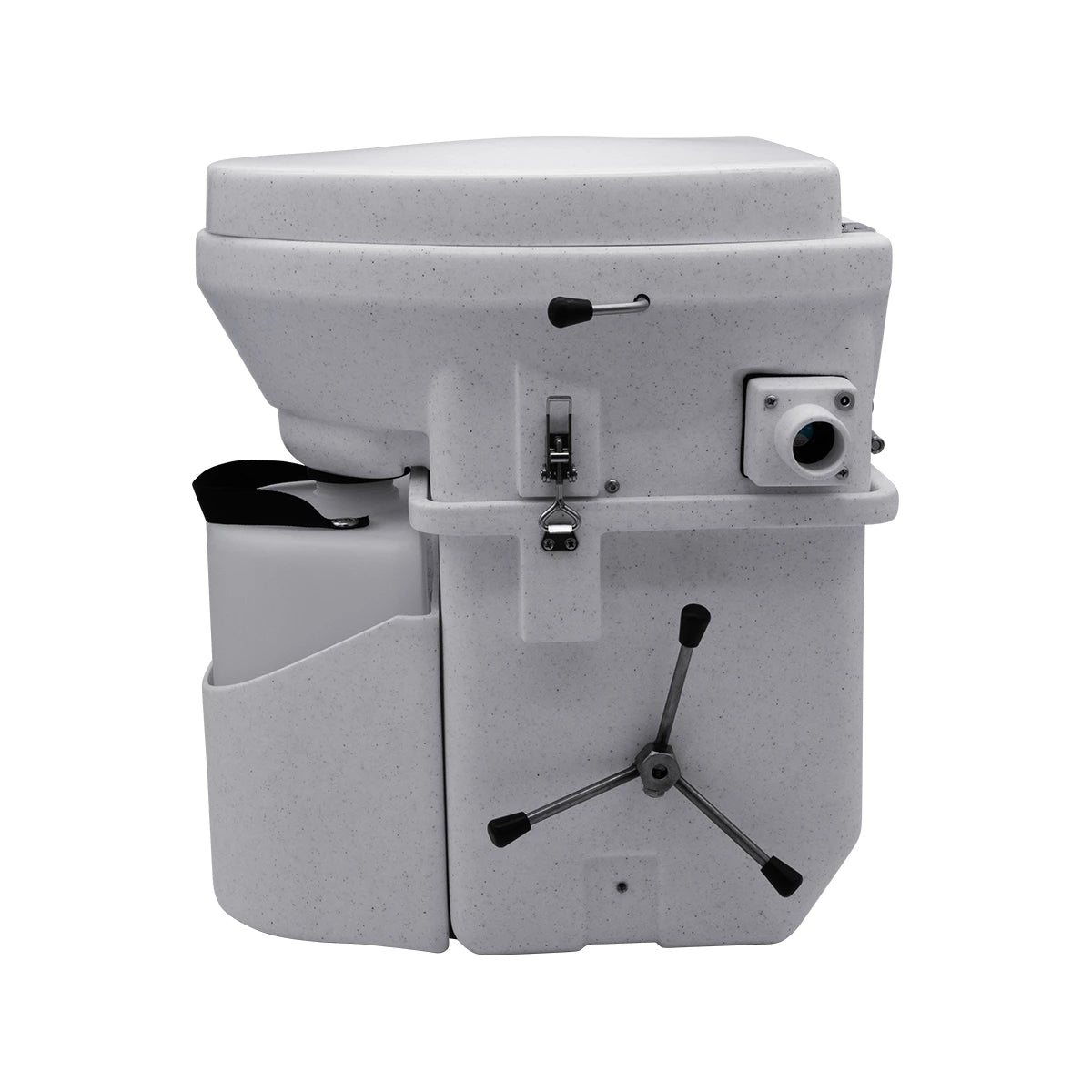 Toaleta cu compost Nature's Head® cu maner Tip „Paianjen” – pentru rulota, autorulota, camping sau camioane de expediție, 12V - CampShop.ro