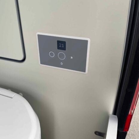 Toaleta pt. rulota, autorulota, barca, fara apa, Clesana C1, cu baza rotunda pivotanta - CampShop.ro