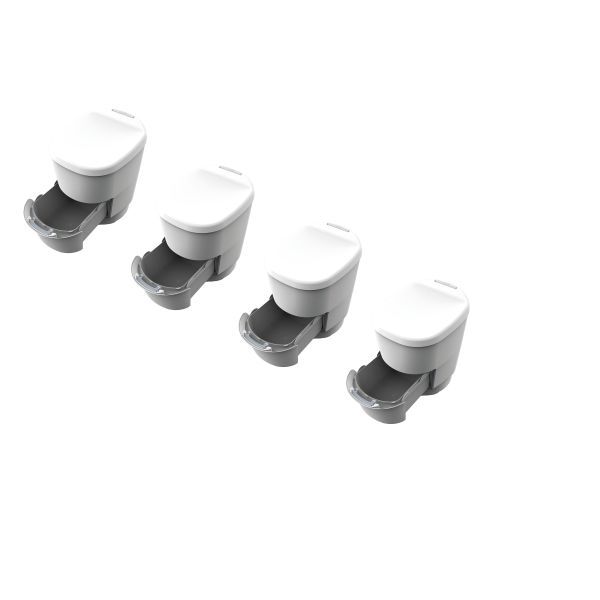 Toaleta pt. rulota, autorulota, barca, fara apa, Clesana C1, cu baza rotunda pivotanta - CampShop.ro