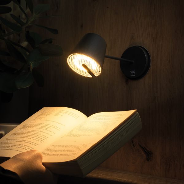 Veioza magnetica Silwy Portofino,incl. șervețel și tampon - CampShop.ro