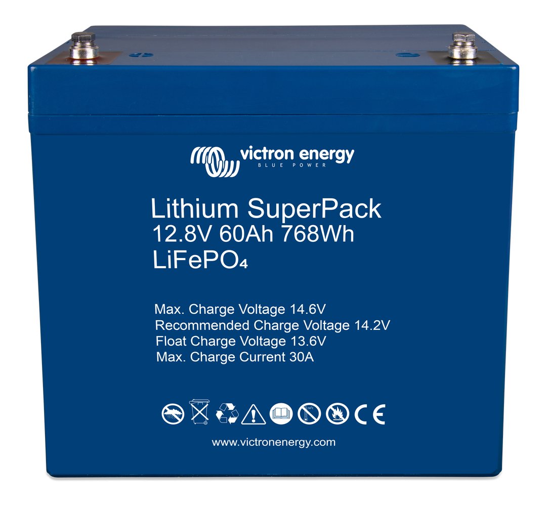Acumulator Victron Energy LiFePO4 Lithium SuperPack 12,8V/60Ah (M6) - CampShop.ro
