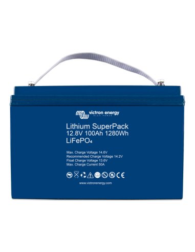 Acumulator Victron Lithium SuperPack 12.8V/100Ah High current (M8) - campshop.ro