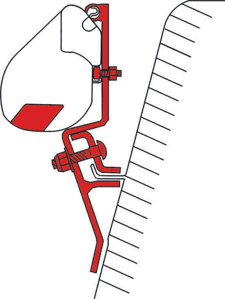 Adaptor pentru montaj marchiza/ copertina FIAMMA F35 PRO, pentru VW T3 - CampShop.ro