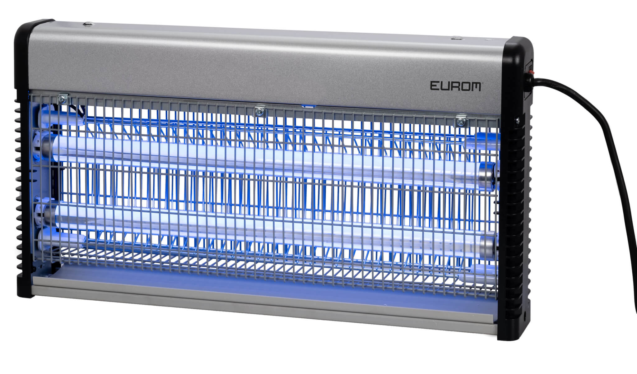 Aparatul electric impotriva insectelor/mustelor/tantarilor EUROM Fly Away Metal 30 LED - CampShop.ro