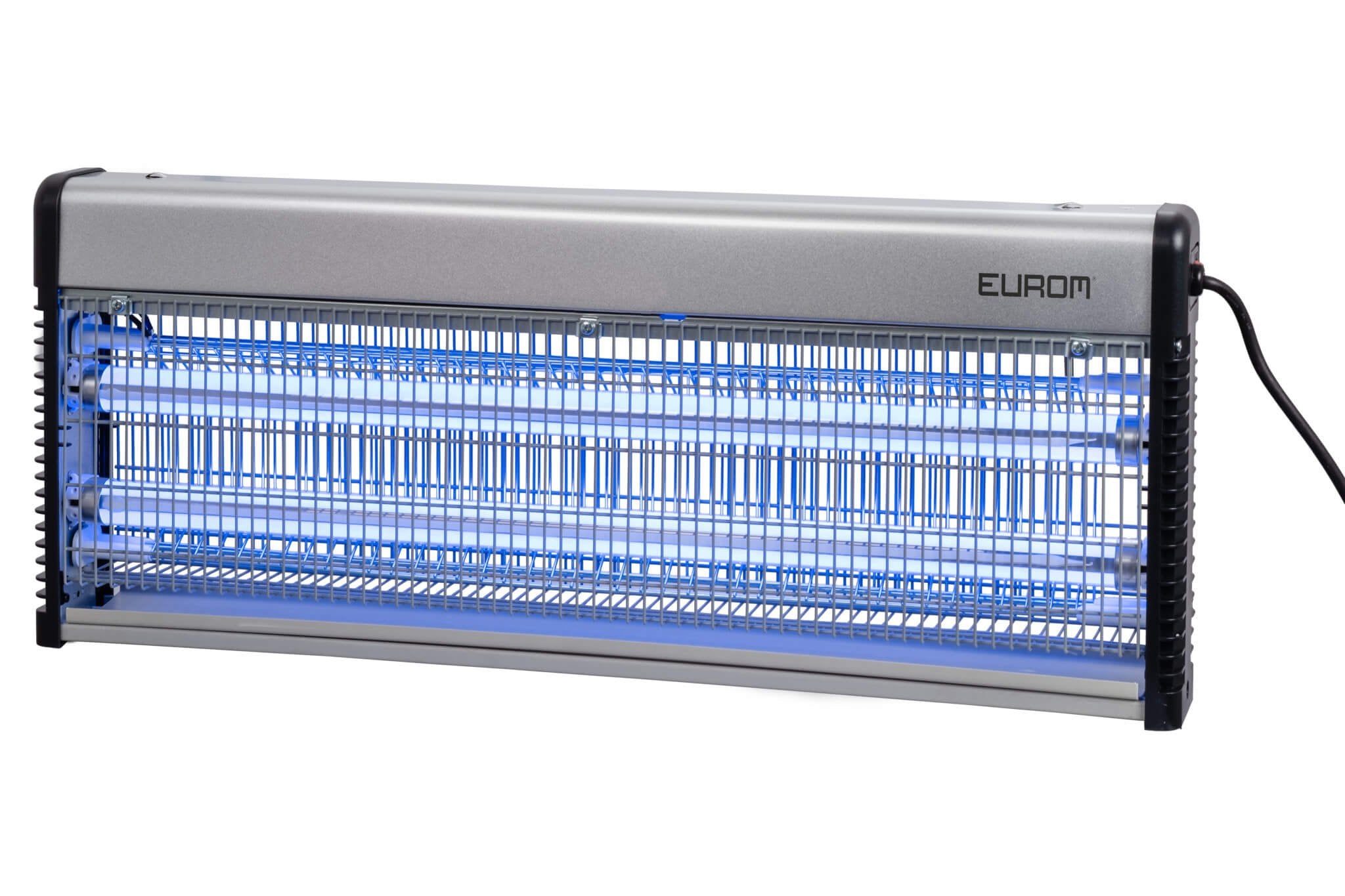 Aparatul electric impotriva insectelor/mustelor/tantarilor EUROM Fly Away Metal 40 LED - CampShop.ro