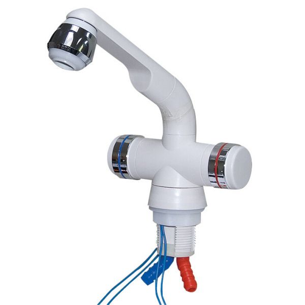 Baterie apa rece, apa calda, pentru rulota autoruota, 12V, cu microcontact,Compact, Barwig - campshop.ro