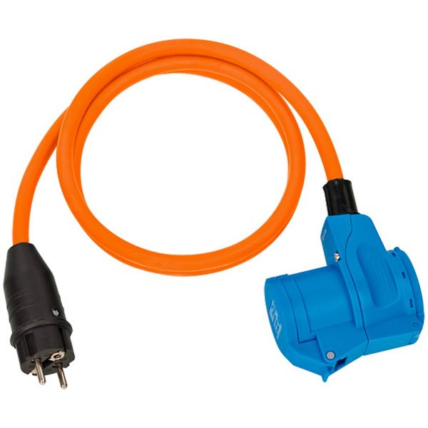 Cablu adaptor cuplare unghiulara SCHUKO -> CEE 1.5 metri BRENNESTUHL - campshop.ro