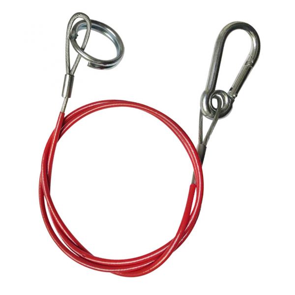 Cablu pentru frână de urgență cu carlig pentru rulotă / remorcă MOOG - campshop.ro