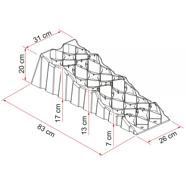 Cale de nivelare pentru rulota / autorulota FIAMMA Premium (geanta de transport inclusa) - campshop.ro