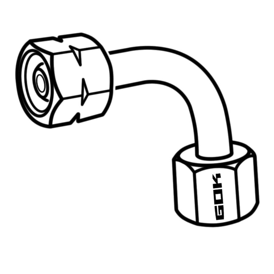 Conector la instalatie de gaz 1/4 inch x 8 mm, GOK - CampShop.ro