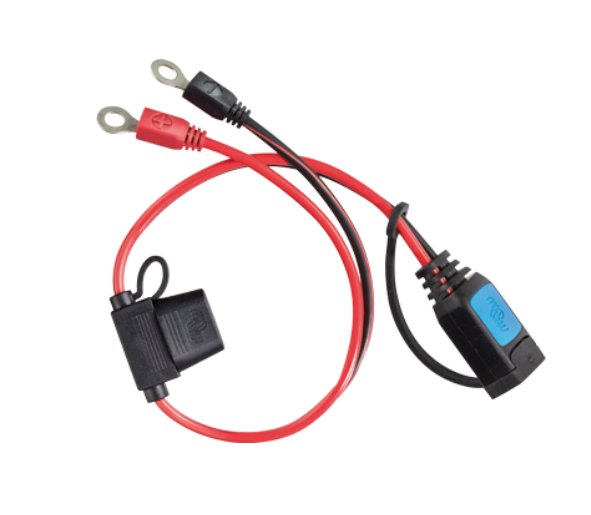 Conector papuc inelat M6 cu siguranta fuzibila Victron Energy M6 eyelet connector with 30A ATO fuse - CampShop.ro