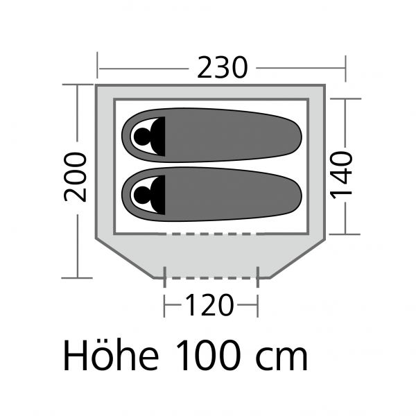 Cort cu montare rapida EASY TRAIL Pop-up - campshop.ro