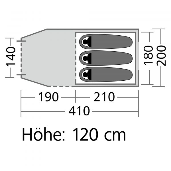 Cort tunel EASY CAMP Spirit 300 - campshop.ro