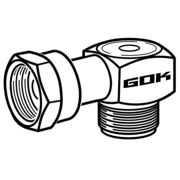 Cot gaz 90° GOK - campshop.ro